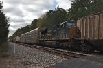 CSX 893 pushes midtrain